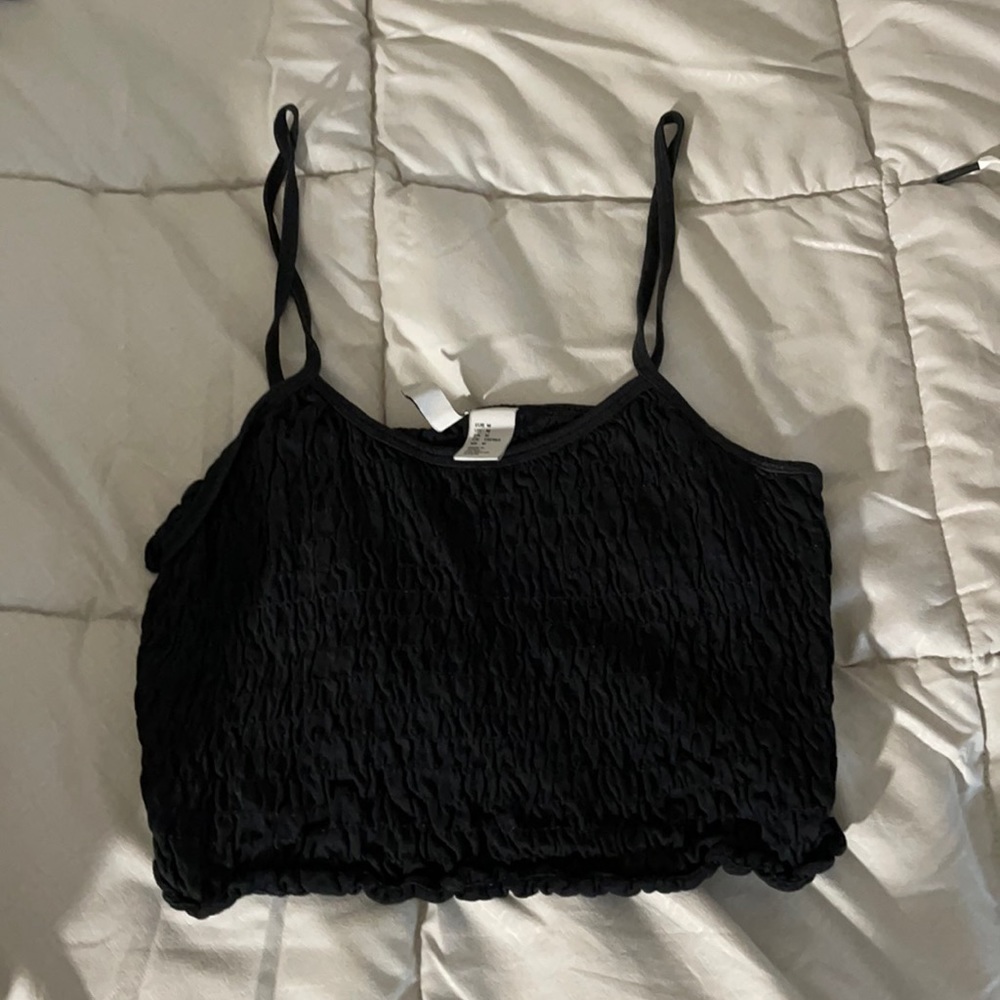 Black crop Top